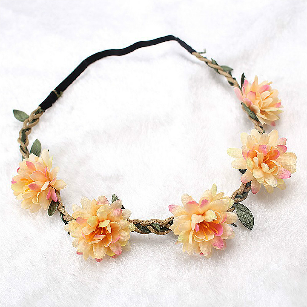 Wedding Arch Flower - Kadın düğün çiçek bandı kızlar Boho