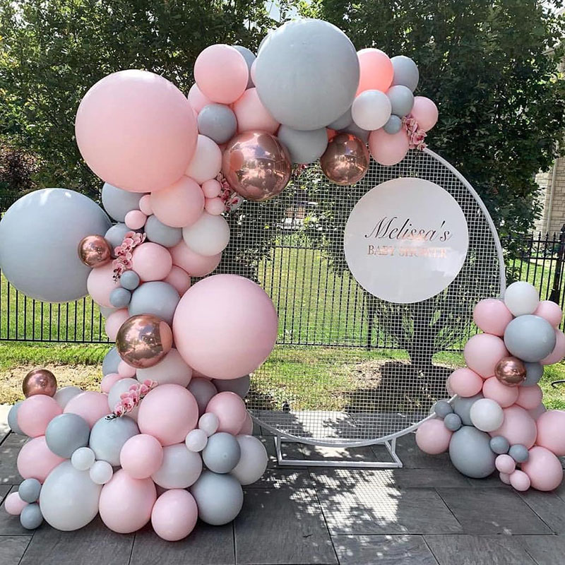 Wedding Balloon Arch - 172/143/94cm balon standı tutucu daire yuvarlak