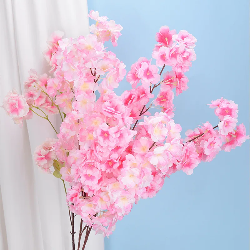 Wedding Arch Flower - 100cm yapay kiraz çiçeği şube düğün