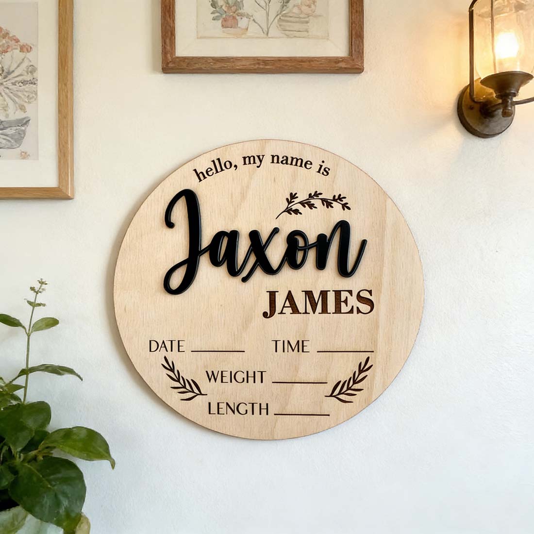 1 adet özel bebek duyuru işare - Wedding Party Supply incelemesi ve fiyatı