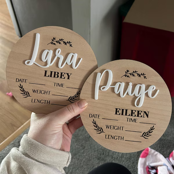 1 adet özel bebek duyuru işare - Wedding Party Supply incelemesi ve fiyatı