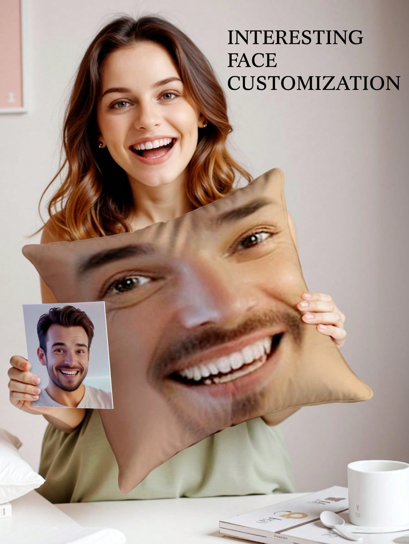 1 adet özel yüz kare yastık ki - Wedding Party Supply incelemesi ve fiyatı