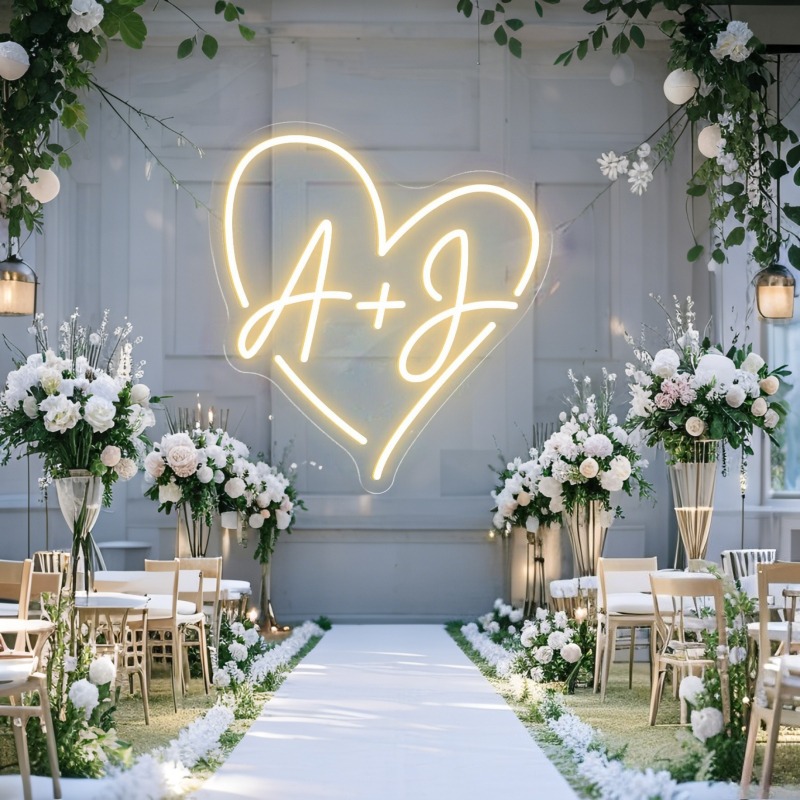 Özel Harfleri Kalp LED Neon Bu - Wedding Party Supply incelemesi ve fiyatı
