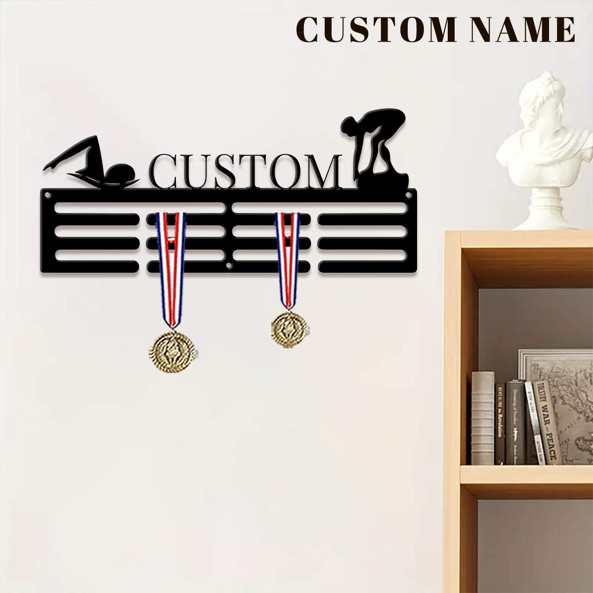 1 adet özel yüzme metal madaly - Wedding Party Supply incelemesi ve fiyatı