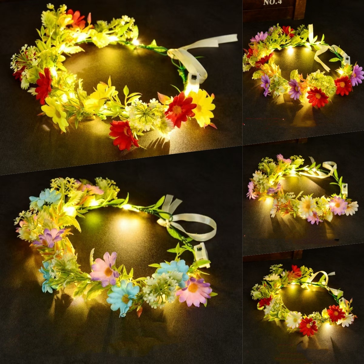 LED Işıklı Çiçek Taç Bandı, Ço - Wedding Arch Flower incelemesi ve fiyatı