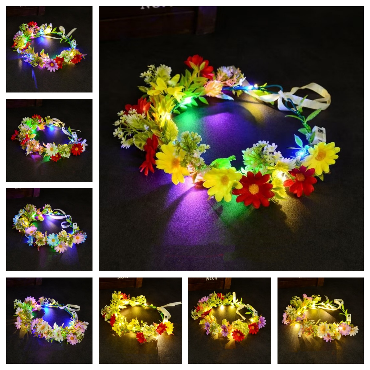 LED Işıklı Çiçek Taç Bandı, Ço - Wedding Arch Flower incelemesi ve fiyatı