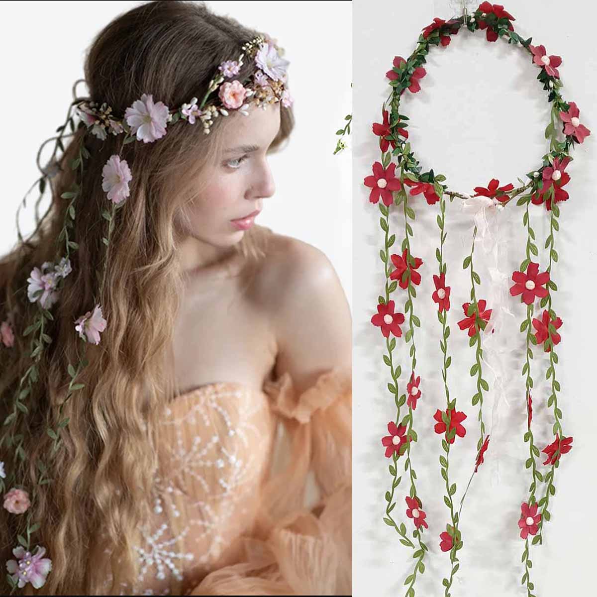 Bohemian Rattan çiçek sarmaşık - Wedding Arch Flower incelemesi ve fiyatı