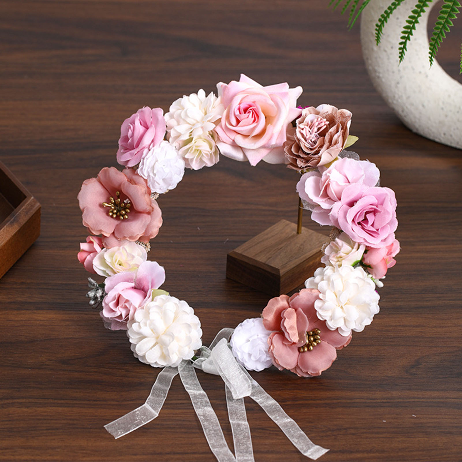 Çiçek Taç Çelenk Gelin Çelenk  - Wedding Arch Flower incelemesi ve fiyatı
