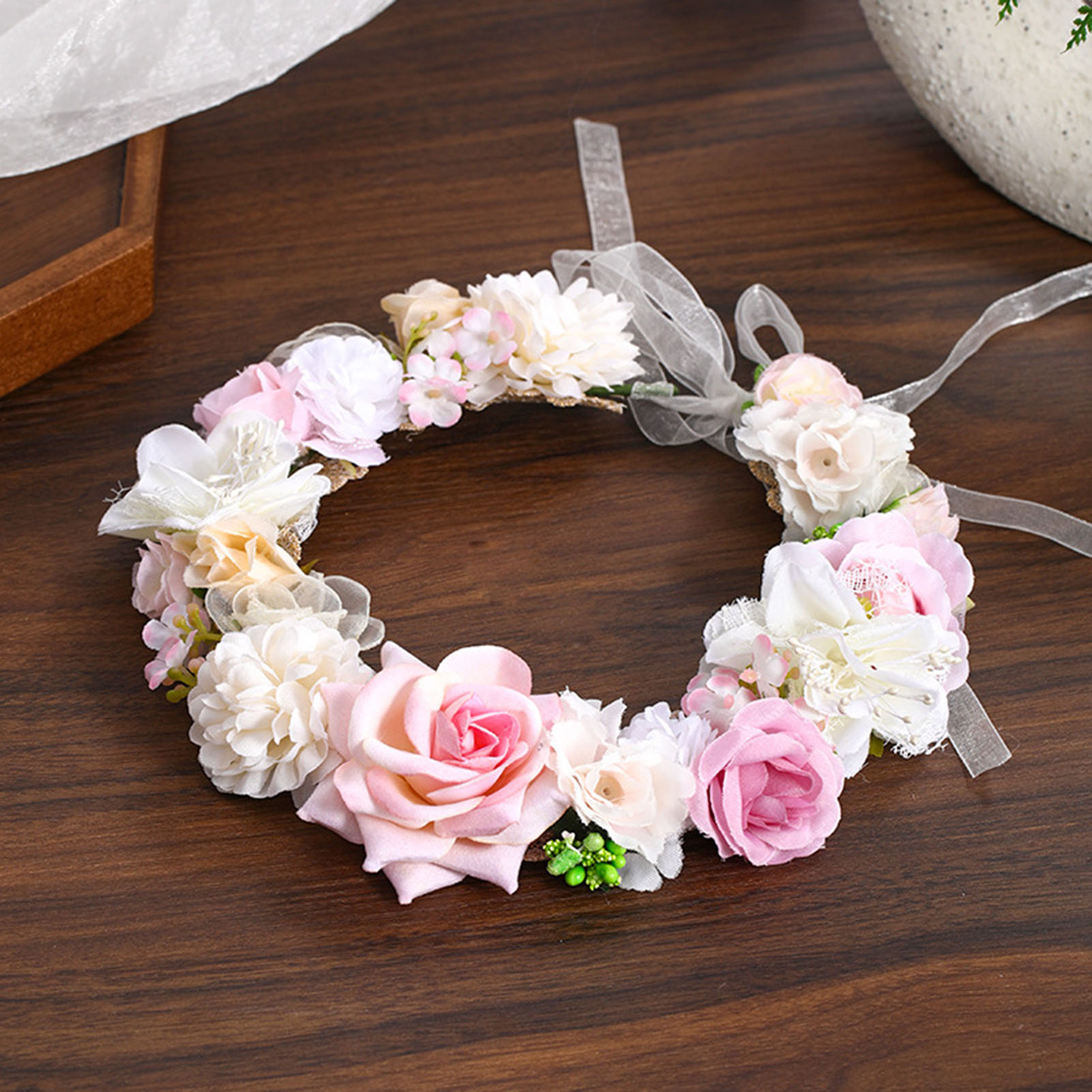 Çiçek Taç Çelenk Gelin Çelenk  - Wedding Arch Flower incelemesi ve fiyatı