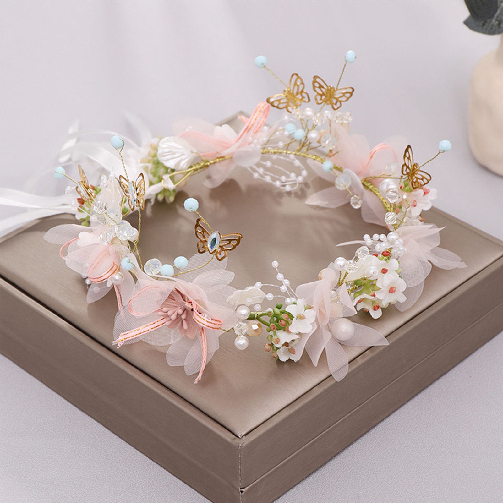 Kadın kızlar çiçekli kafa band - Wedding Arch Flower incelemesi ve fiyatı