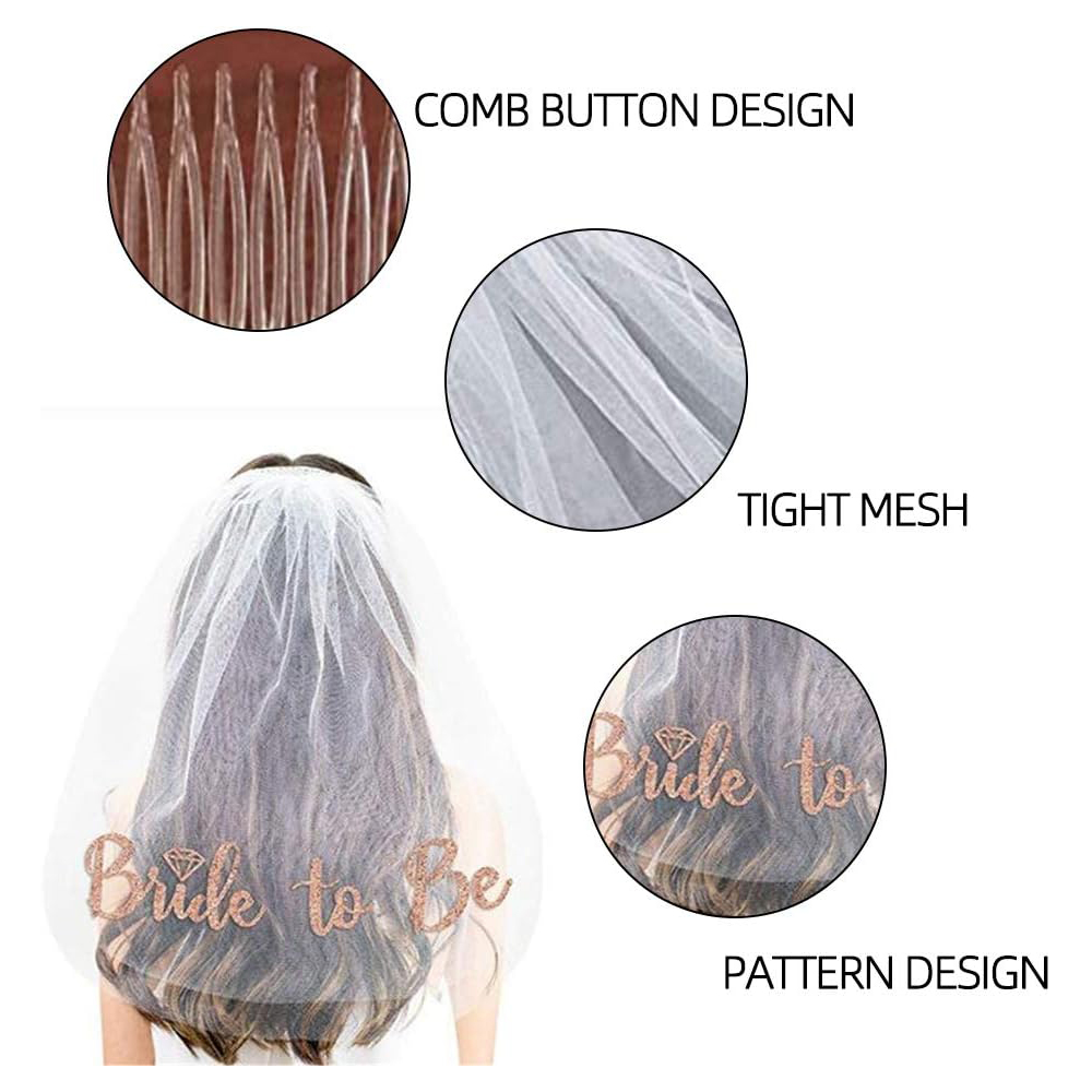 Gelin Adayı Peçesi Gül Altın B - Wedding Supply Store incelemesi ve fiyatı