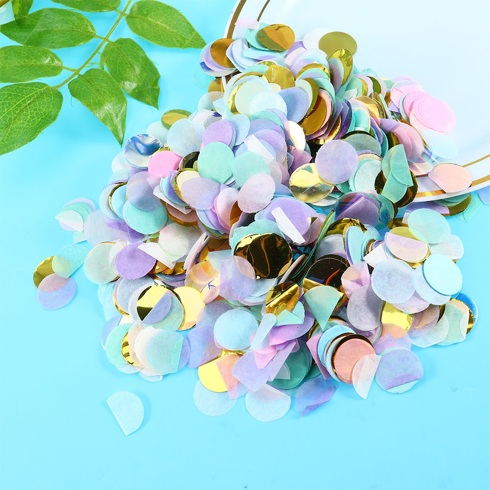 1 Paket 50G Zarif Yuvarlak Kağ - Papercraft Supply Confetti incelemesi ve fiyatı