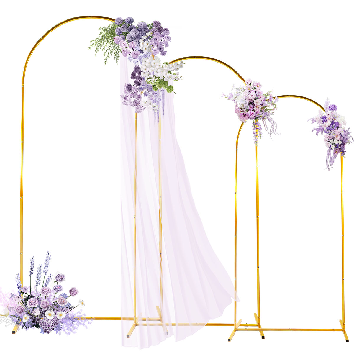 3'lü Altın Metal Kemer Seti, A - Wedding Balloon Arch incelemesi ve fiyatı